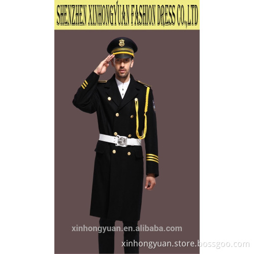 Warm-keeping Security guard uniform ,long jacket